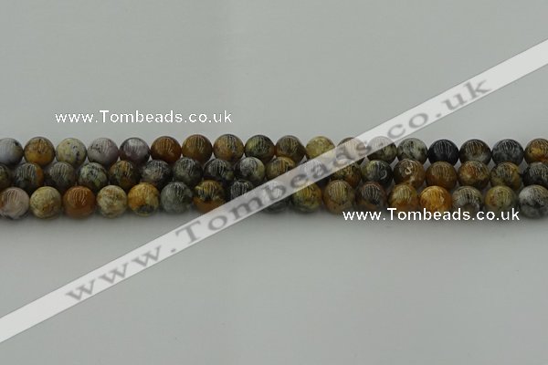 COP1382 15.5 inches 8mm round moss opal gemstone beads whholesale