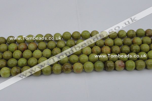 COP1403 15.5 inches 10mm round yellow opal gemstone beads