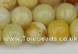 COP1429 15.5 inches 12mm round yellow opal beads wholesale