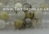 COP1451 15.5 inches 6mm round grey opal gemstone beads