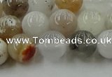 COP1452 15.5 inches 8mm round grey opal gemstone beads