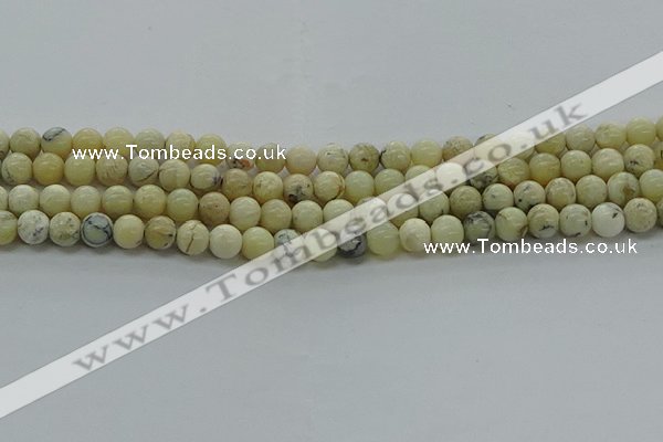 COP1461 15.5 inches 6mm round African opal gemstone beads