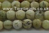 COP1471 15.5 inches 6mm faceted round African opal gemstone beads