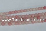 COP150 15.5 inches 4mm round pink opal gemstone beads wholesale
