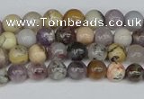 COP1510 15.5 inches 4mm round amethyst sage opal beads wholesale