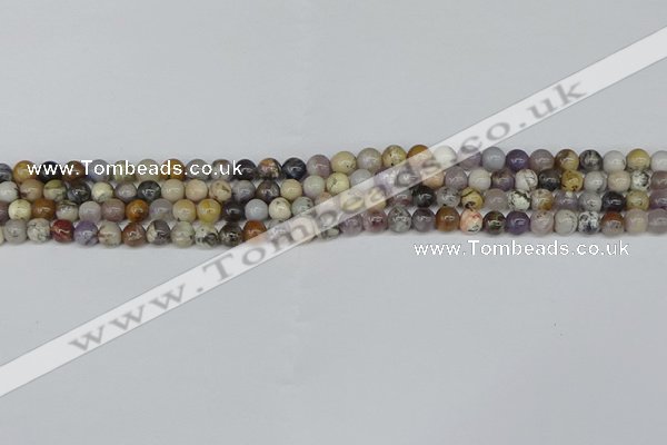 COP1510 15.5 inches 4mm round amethyst sage opal beads wholesale