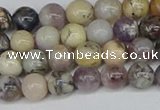 COP1511 15.5 inches 6mm round amethyst sage opal beads wholesale