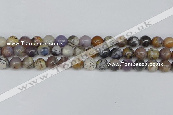 COP1515 15.5 inches 14mm round amethyst sage opal beads wholesale