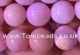 COP1521 15.5 inches 8mm round natural pink opal beads wholesale