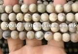 COP1564 15.5 inches 12mm round matte African opal beads