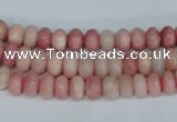 COP158 15.5 inches 4*6mm rondelle pink opal gemstone beads wholesale