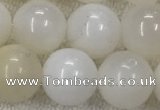 COP1590 15.5 inches 10mm round white opal gemstone beads