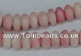 COP160 15.5 inches 6*12mm rondelle pink opal gemstone beads wholesale