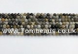 COP1609 15.5 inches 6mm faceted round moss opal beads