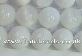 COP1616 15.5 inches 8mm round white opal gemstone beads