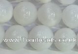 COP1617 15.5 inches 10mm round white opal gemstone beads