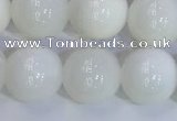 COP1618 15.5 inches 12mm round white opal gemstone beads