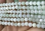 COP1635 15.5 inches 6mm round natural green opal beads