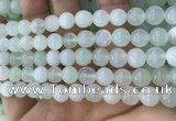 COP1636 15.5 inches 8mm round natural green opal beads