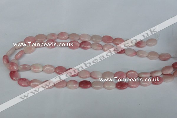 COP165 15.5 inches 10*14mm oval pink opal gemstone beads wholesale