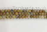 COP1671 15.5 inches 8mm round yellow opal gemstone beads