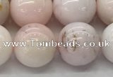 COP1706 15.5 inches 14mm round natural pink opal gemstone beads