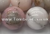 COP1708 15.5 inches 18mm round natural pink opal gemstone beads