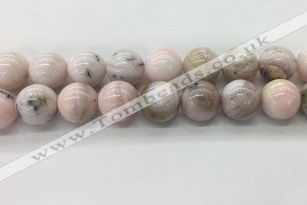 COP1709 15.5 inches 20mm round natural pink opal gemstone beads