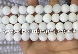 COP1773 15.5 inches 10mm round white opal gemstone beads