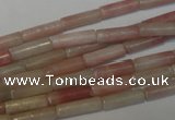 COP178 15.5 inches 4*13mm tube pink opal gemstone beads wholesale