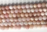 COP1797 15.5 inches 8mm round pink opal gemstone beads