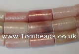 COP180 15.5 inches 8*16mm tube pink opal gemstone beads wholesale