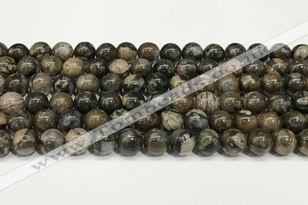 COP1802 15.5 inches 8mm round grey opal beads wholesale