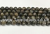 COP1803 15.5 inches 10mm round grey opal beads wholesale