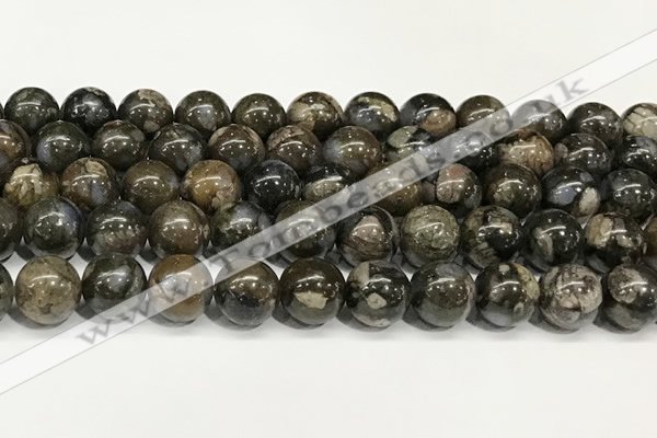 COP1803 15.5 inches 10mm round grey opal beads wholesale