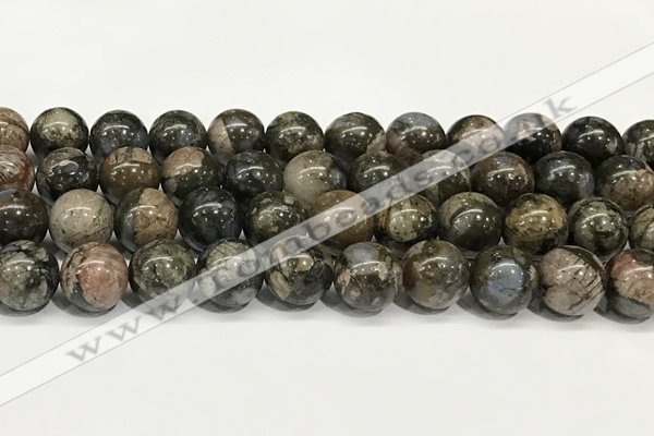 COP1804 15.5 inches 12mm round grey opal beads wholesale