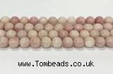 COP1824 15.5 inches 12mm round Chinese pink opal gemstone beads wholesale