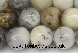 COP1856 15 inches 6mm round white opal beads