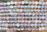 COP1932 15 inches 6mm faceted round opalite beads wholesale