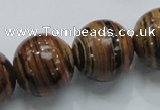 COP200 15.5 inches 20mm round natural brown opal gemstone beads