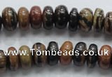 COP202 15.5 inches 7*12mm rondelle natural brown opal gemstone beads