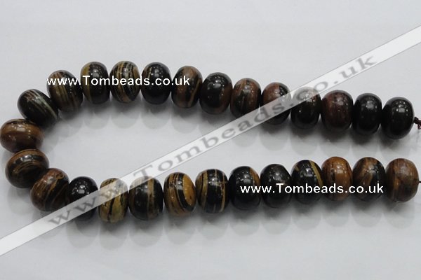 COP206 15.5 inches 14*20mm rondelle natural brown opal gemstone beads