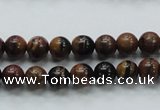 COP220 15.5 inches 8mm round natural brown opal gemstone beads