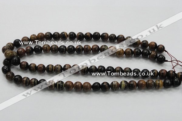 COP221 15.5 inches 10mm round natural brown opal gemstone beads