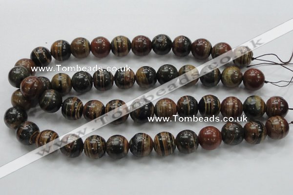 COP224 15.5 inches 16mm round natural brown opal gemstone beads