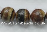 COP225 15.5 inches 18mm round natural brown opal gemstone beads