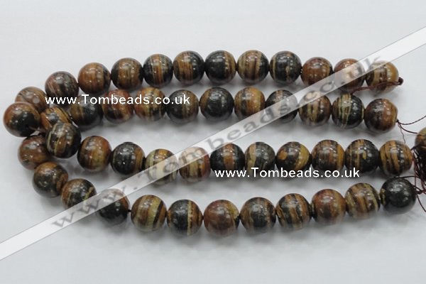 COP225 15.5 inches 18mm round natural brown opal gemstone beads