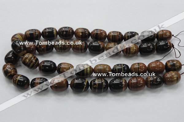 COP227 15.5 inches 15*20mm egg-shaped natural brown opal gemstone beads