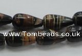 COP238 15.5 inches 10*20mm teardrop natural brown opal gemstone beads