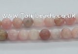 COP24 7mm smooth round natural pink opal beads Wholesale